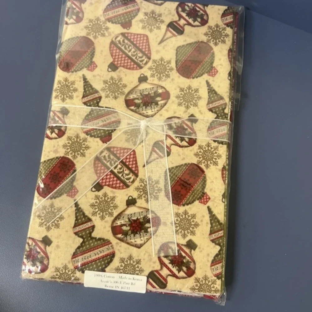 Annie's Holiday Quilters Club Christmas Wishes Collection jubilant‎ Placemat New